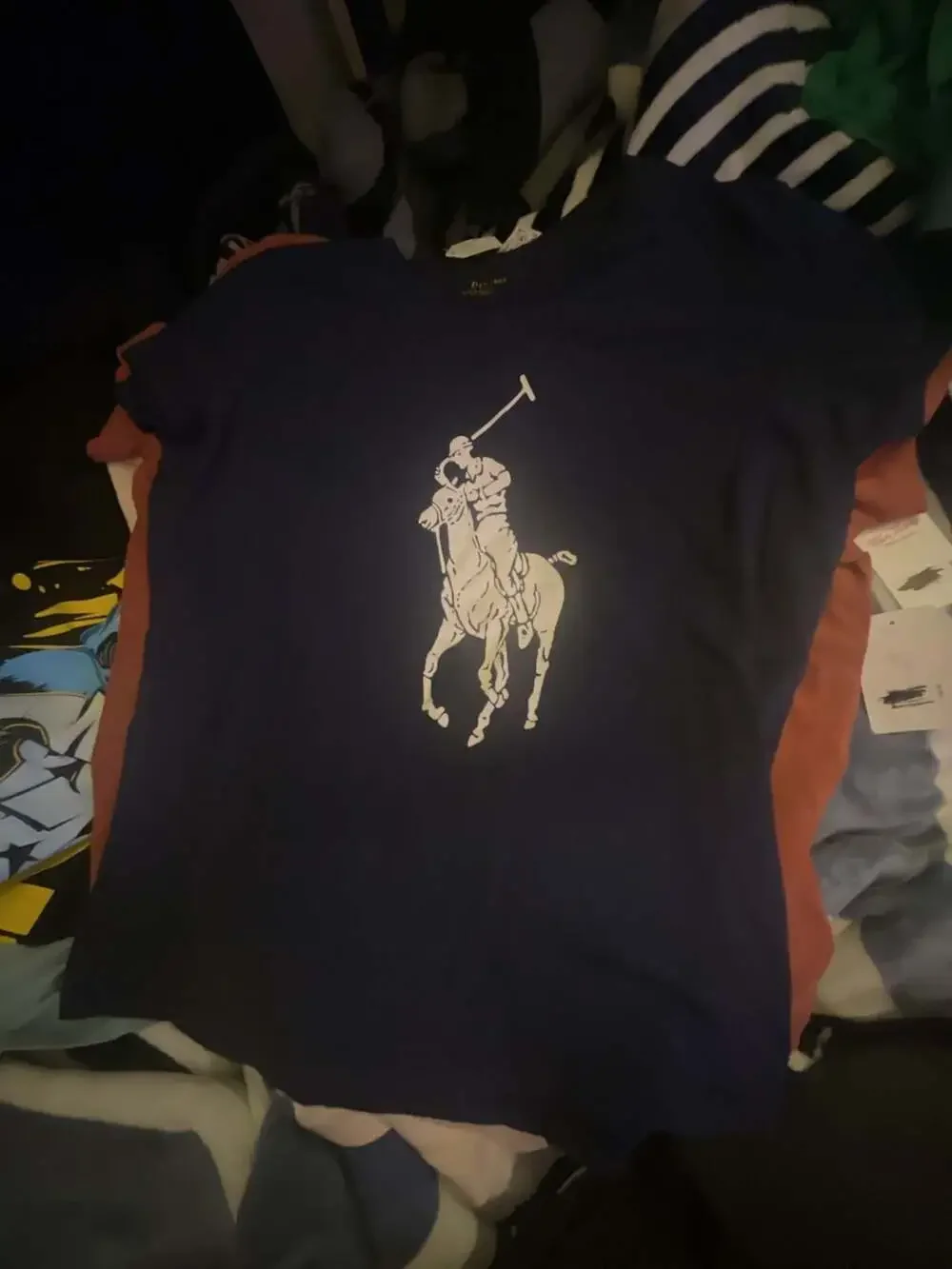 Polo Ralph Lauren Big Pony Logo Short Sleeve T-Shirt juniors